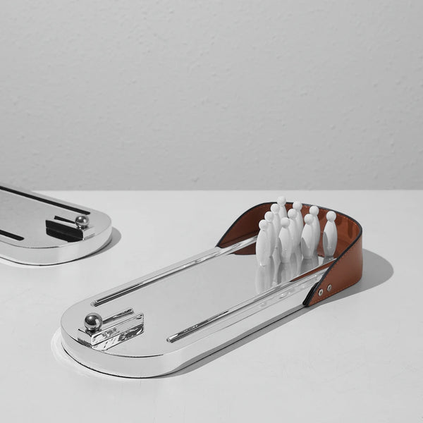Metal Chrome Bowling Desktop Ornament [Exclusive]