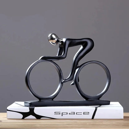 Cyclist Figurine Sculpture