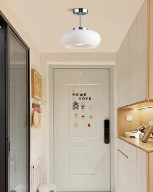 Lampe de plafond suspendue en verre nordique