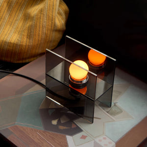 de homê Black Acrylic Table Lamp