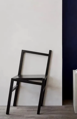 Tilted Base Design Stool Chair