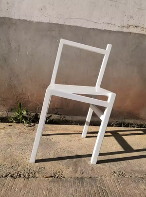 Tilted Base Design Stool Chair