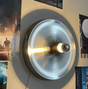 Studio Lima Retro UFO Ripple Disc Wall & Ceiling Fixture Lamp