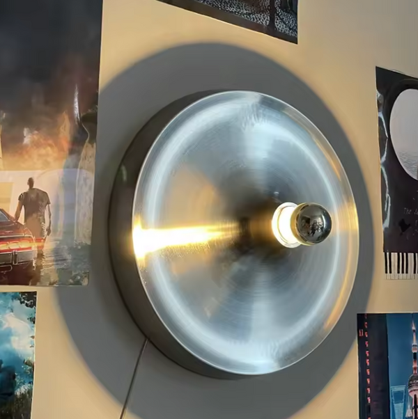 Studio Lima Retro UFO Ripple Disc Wall & Ceiling Fixture Lamp