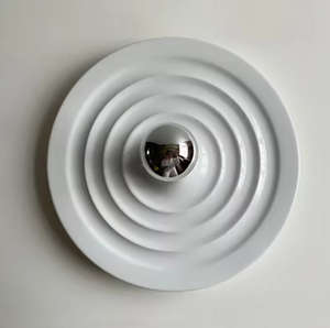 Studio Lima Retro UFO Ripple Disc Wall & Ceiling Fixture Lamp
