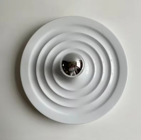 Studio Lima Retro UFO Ripple Disc Wall & Ceiling Fixture Lamp