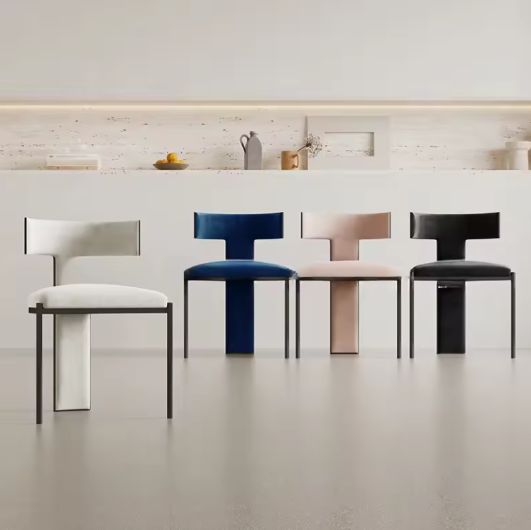 Mingdian T Back Aesthetic Dining Chair