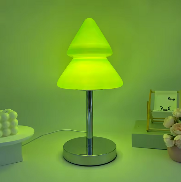 Christmas Tree Glass Table Lamp