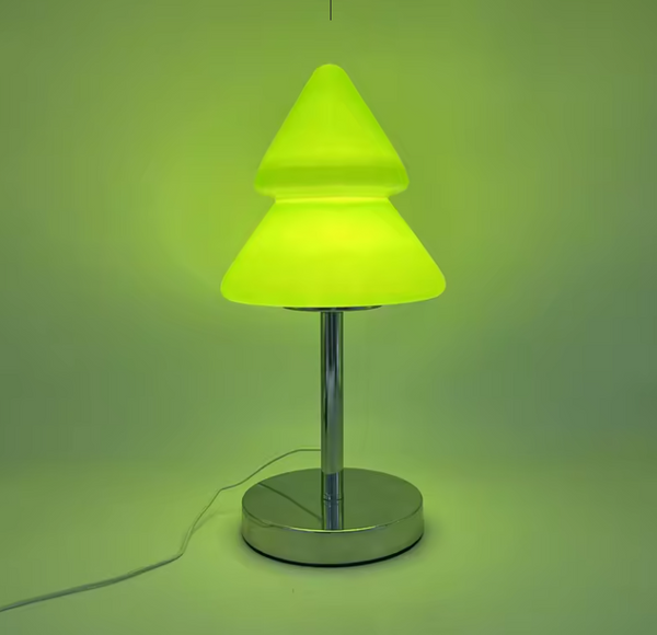 Christmas Tree Glass Table Lamp