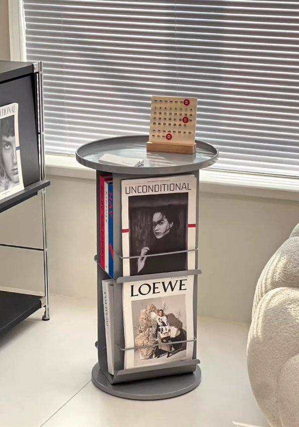 Modü Metal Round Magazine Rack