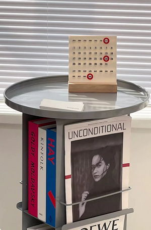 Modü Metal Round Magazine Rack