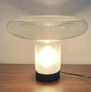 Carl Lighting Glass Mushroom Table Lamp