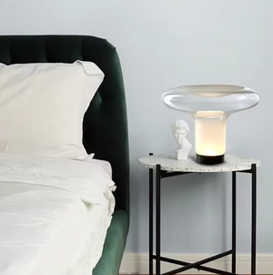 Carl Lighting Glass Mushroom Table Lamp