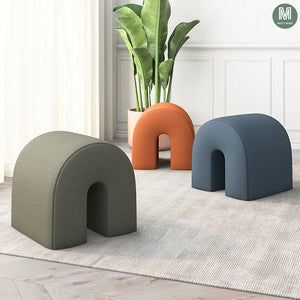 Nordic Designed Minimalist Arch Sofa Stool