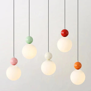 Glass Ball Single Pendant Ceiling Lamp