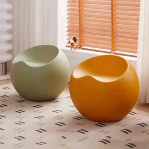 Taburete nórdico creativo de manzana, taburete para cambiar zapatos, taburete pequeño minimalista de diseño para sala de estar, dormitorio, balcón, taburete bajo