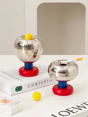 Stainless Steel Retro Ball Ashtray
