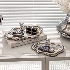 Entrance Hand-Crafted Display Tray Plate