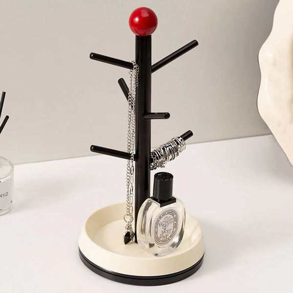 Porte-tasses rotatif rétro Red Ball