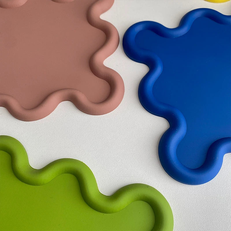 Irregular Geometry Silicone Coaster