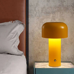 Italian-Style Retro Mushroom Cordless Table Lamp