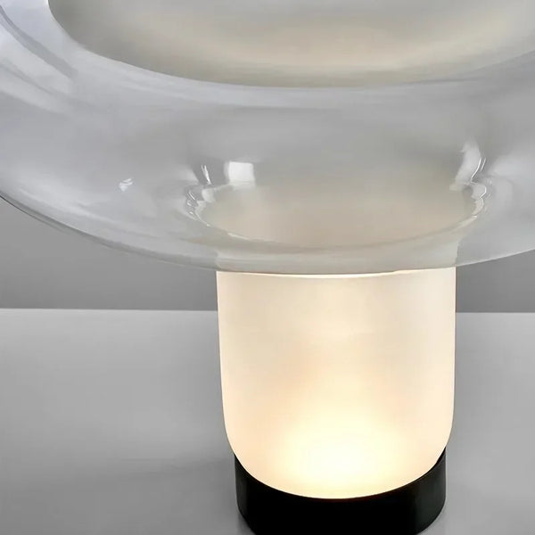 Carl Lighting Glass Mushroom Table Lamp