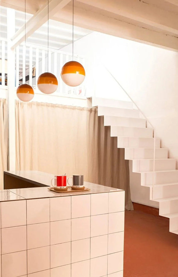 Nordic Candy Glass Ball Dipping Pendant Ceiling Lamp