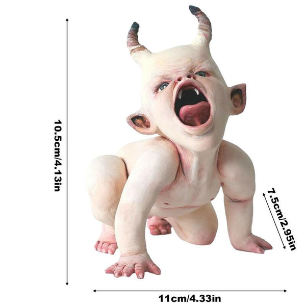 Mini Horror Baby Handmade Statue
