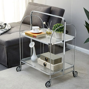 Modü Foldable Shelv Glass Stainless Steel Shelf