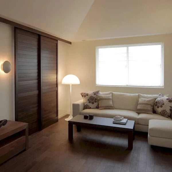 Lampadaire danois moderne du milieu du siècle en forme de champignon blanc