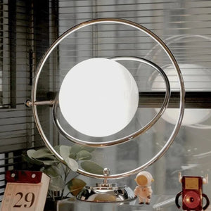 Bauhaus Glass Rotary Planet Table Lamp