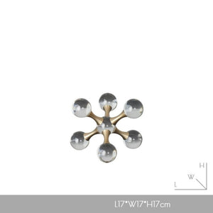 Crystal Hand-Crafted Ball Geometric Sculpture