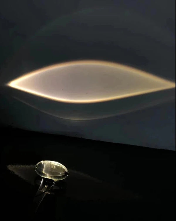 Mini lampe de table en cristal Sunset Sky