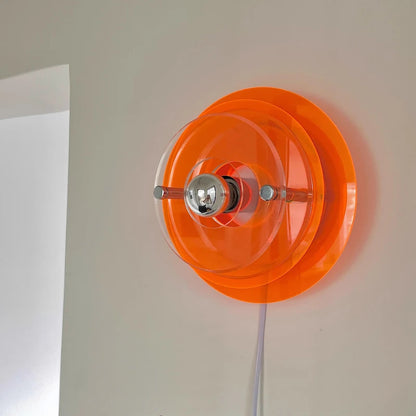 Bauhaus UFO Acrylic Ambience Sunset Wall Lamp