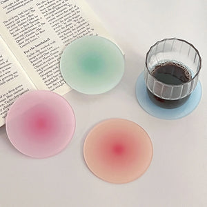 Gradient Acrylic Drink Coaster