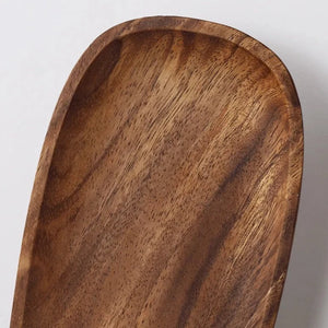 Wandleuchte aus massiver Holzplatte im japanischen Stil