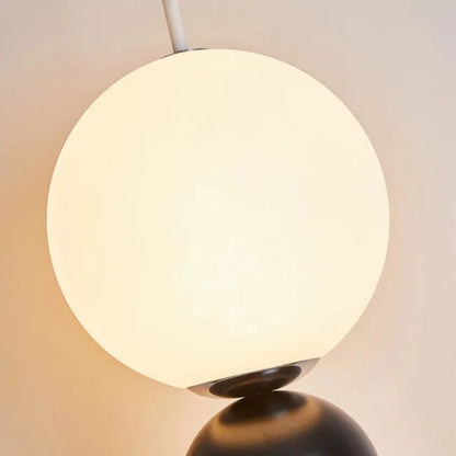 Bauhaus Stacking Ball Black Floor Lamp