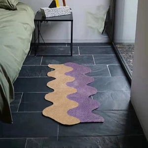 Mono Design Long Color Wave Rug