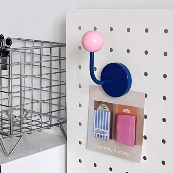 Magnetic Metal Retro Ball Wall Hook