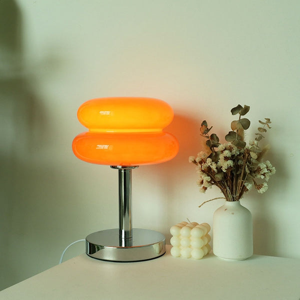 Macaron Glass Retro-Contemporary Dimming Lamp