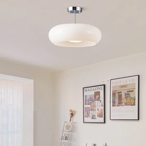 Lampe de plafond suspendue en verre nordique