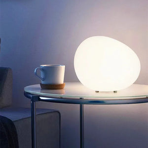 Minimalistic Stone Shape Atmosphere Table Lamp