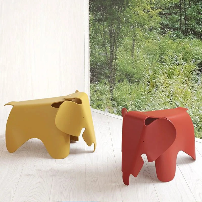 Modern Origami Elephant Stool Ottoman