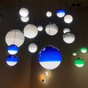 Nordic Candy Glass Ball Dipping Pendant Ceiling Lamp