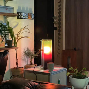 Triangle DIY Style Acrylic Panel Sunset Table Lamp