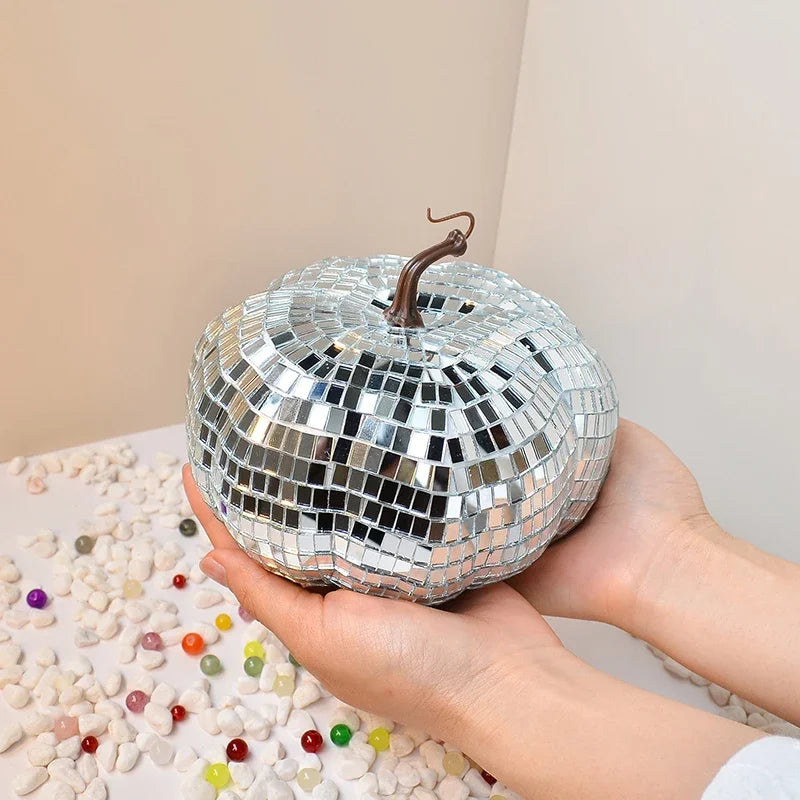 Disco Ball Pumpkin Ornament