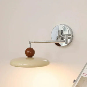 Nordic Retro Ball Top Folding Wall Plug & Fixture Lamp
