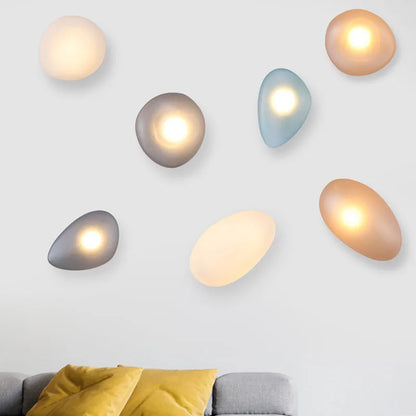 Japanese Pebble Wall Lamp