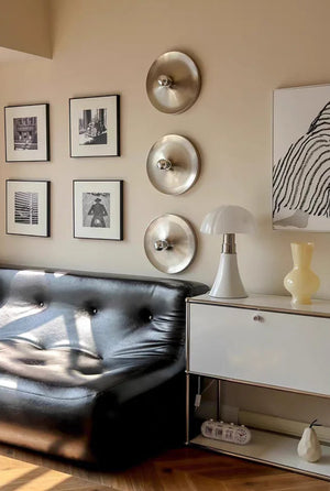 Studio Lima Retro UFO Ripple Disc Wall & Ceiling Fixture Lamp