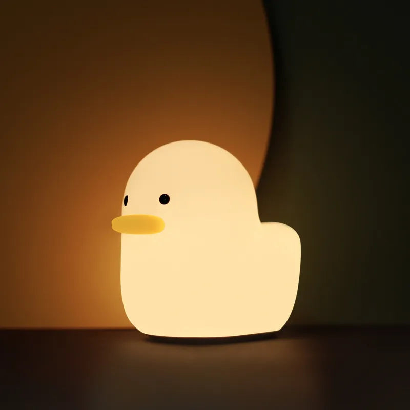Silicone Dull Duck Night Light